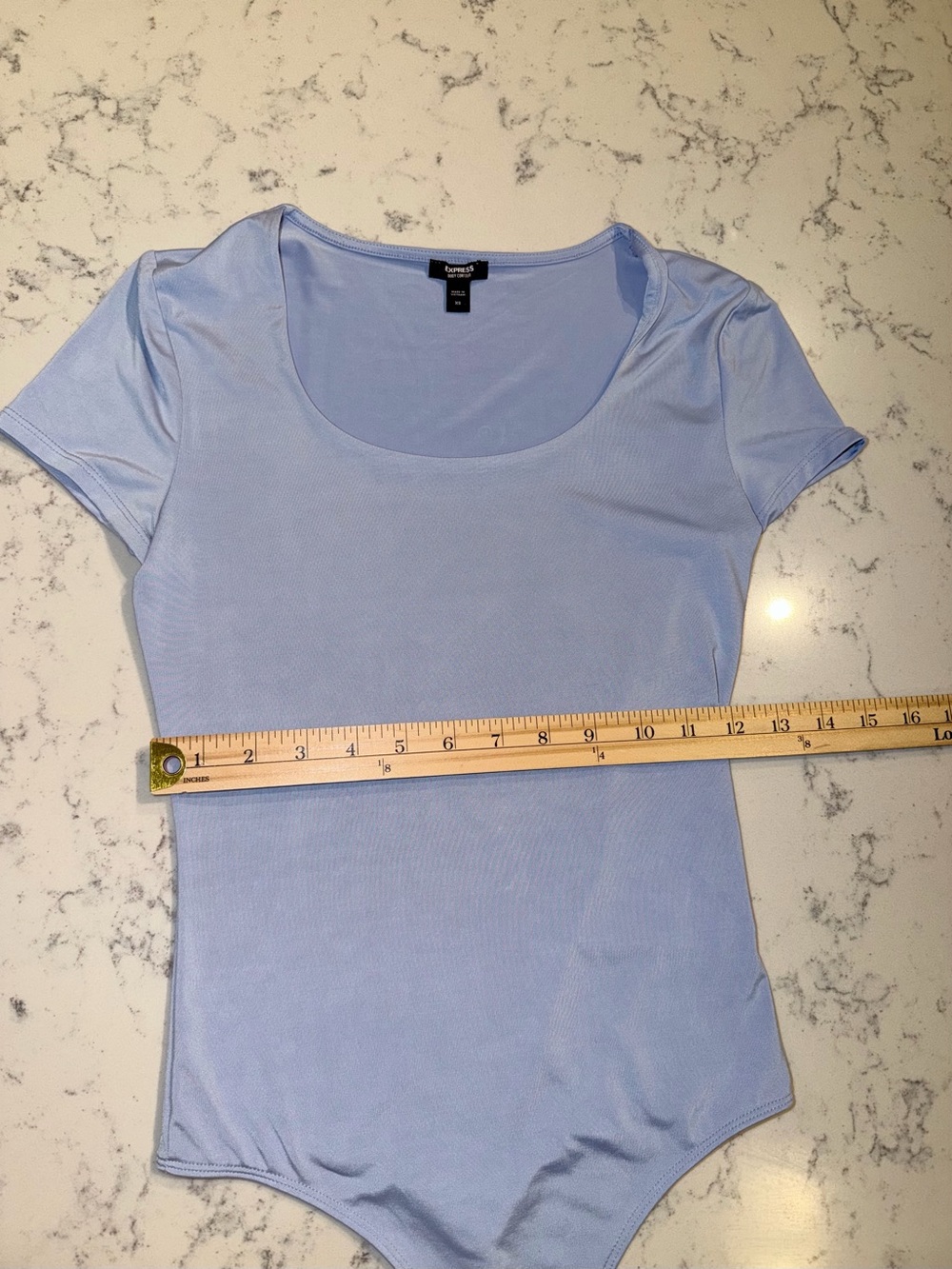 EXPRESS Body Contour Scoop Neck Short Sleeve Bodysuits XS Bundle of 6 - Picture 12 of 15